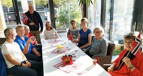Norwegisch-Stammtisch im Café Kurswechsel.