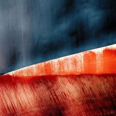 Blue red II (Fotografie, 2019, Urkunde DVF-Landesfotoschau 2019). Bild: Michael E. Böttcher
