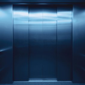 Das Innere eines Fahrstuhls