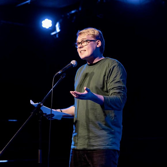 Mirko Menser auf der Bühne