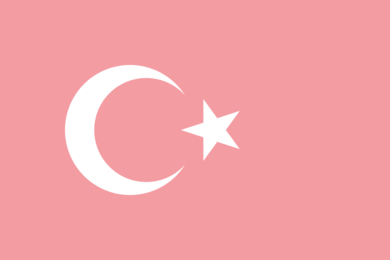 Flagge der Türkei - nicht anklickbar