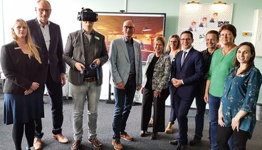 Die Gäste der Eröffnung des DigiLabs Drei Dreizehn