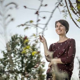 Credit Gerhard Westrich, westrichfoto.de Anja Krieger steht im Grün