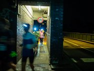 Teil der Strecke im Jahr 2018 war die Cäcilienbrücke. Bild: Dr. Elke Ueber.