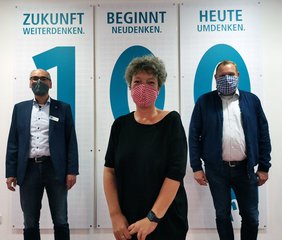 Andreas Gögel, Hanna Naber und Ulf Prange ▪ Bild: VHS Oldenburg 