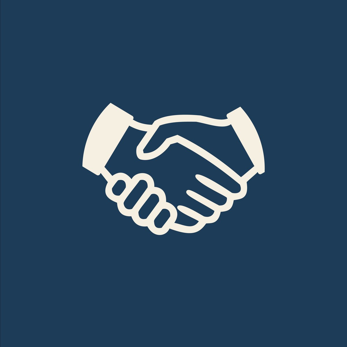 Ein Handschlag