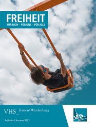 Titel des digitalen Blätterkatalogs VHS Hatten und Wardenburg Frühjahr Sommer 2025