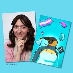 Porträt: Caroline Gerst Lucia-Philtje Gerst und der Titel ihres Buches