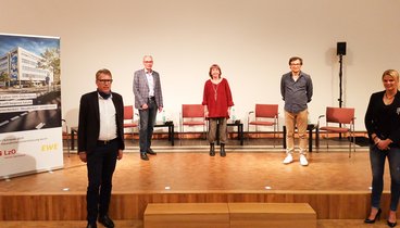 Das Podium der Veranstaltung. Bild: VHS Oldenburg.
