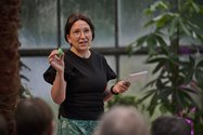 Bild: Eiko Braatz Dr. Maren Striebelk während ihres Vortrags.