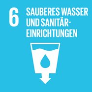 Ziel 6 – Sauberes Wasser und Sanitäreinrichtungen. Bild: www.17ziele.de.