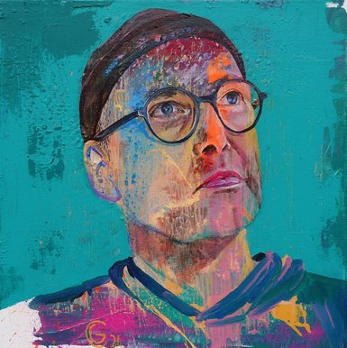 Selbstporträt von Christian Gloystein