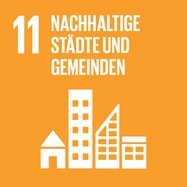 Ziel 11 – Nachhaltige Städte und Gemeinden. Bild: www.17ziele.de.