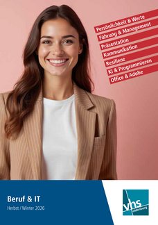 Titel der Programmbroschüre Beruf und und IT Herbst 2025