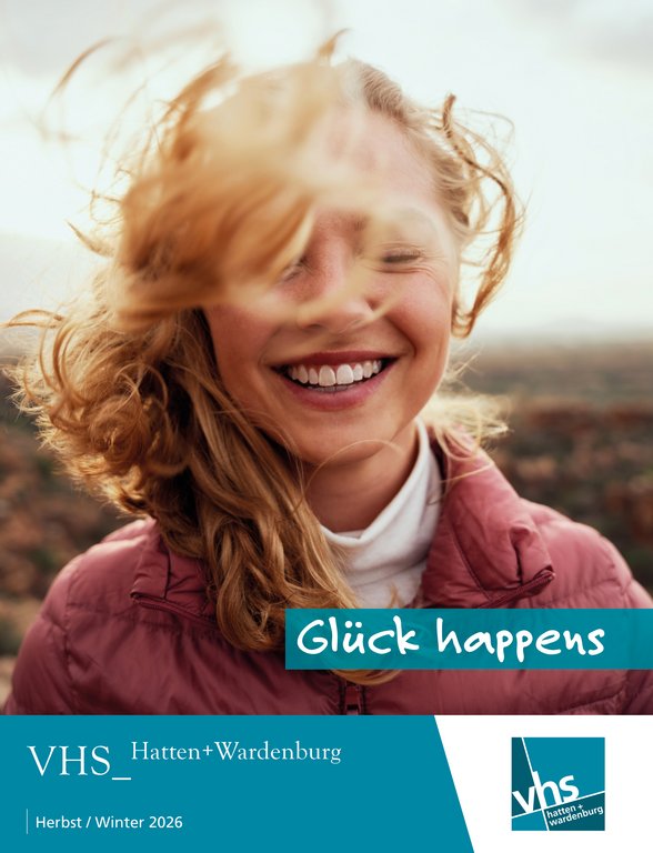 Titel des Programmheftes der VHS Hatten und Wardenburg Herbst Winter 2026.