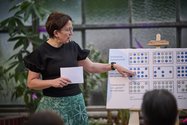 Bild: Eiko Braatz Dr. Maren Striebel während ihres Vortrags