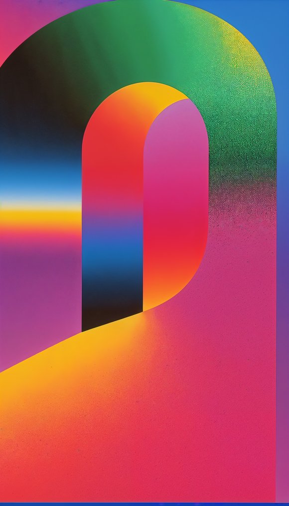 Bild: designed by Freepik - Magnific.com Eine abstrakter Bogen in Bunten Farben