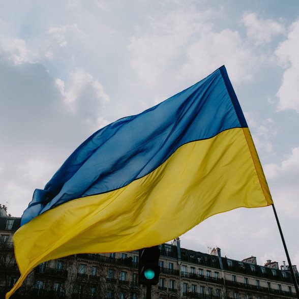 Die Ukrainische Flagge