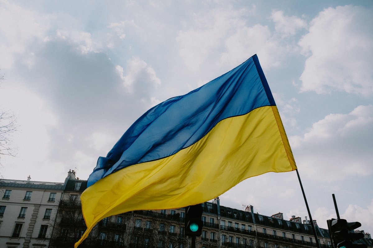 Die Ukrainische Flagge