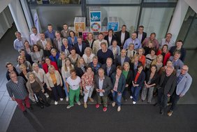 Gruppenbild der Teilnehmer*innen der Leitungstagung. Bild: Eiko Braatz