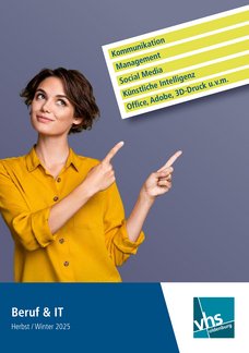 Titel der Programmbroschüre Beruf und und IT Herbst 2025