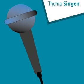 Eine Illstration eines Mikrofons