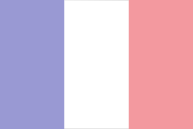 Flagge von Frankreich - nicht anklickbar