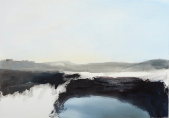 „Kalkwerke II“ (2012, Öl, 70x100 cm) – Bild: Anke Dinkelbach