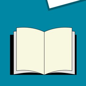 Grafik eines Buches