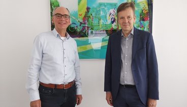 Dr. Torsten Slink und Andreas Gögel.