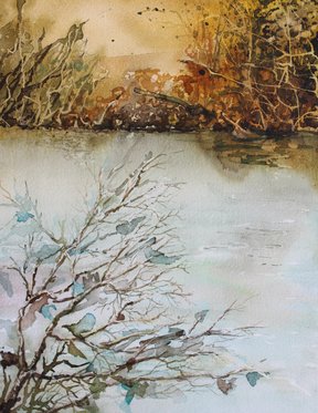 Bild Aus der Serie Winterwasser Nr. 16 von Petra Timmas