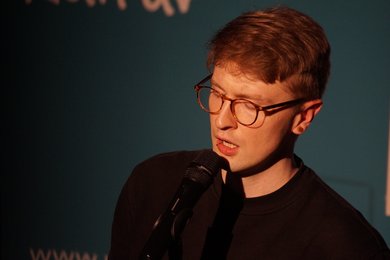 Matti Linke bei seinem Auftritt.