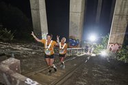 Im Jahr 2019 wurde als Teil der Strecke die Huntebrücke erklommen.  Bild: Eiko Braatz.